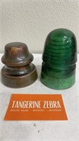 Green Postal Insulator Lot