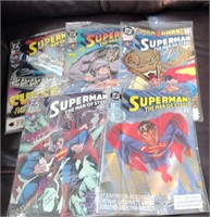 5 Issues 1991 Superman the Man of Steel #1-5 EX+
