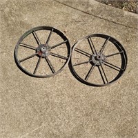 2 -15 INCH STEEL WHEELS