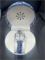 NEW Isaac Mizrahi Live Blue Ladies Fashion Watch