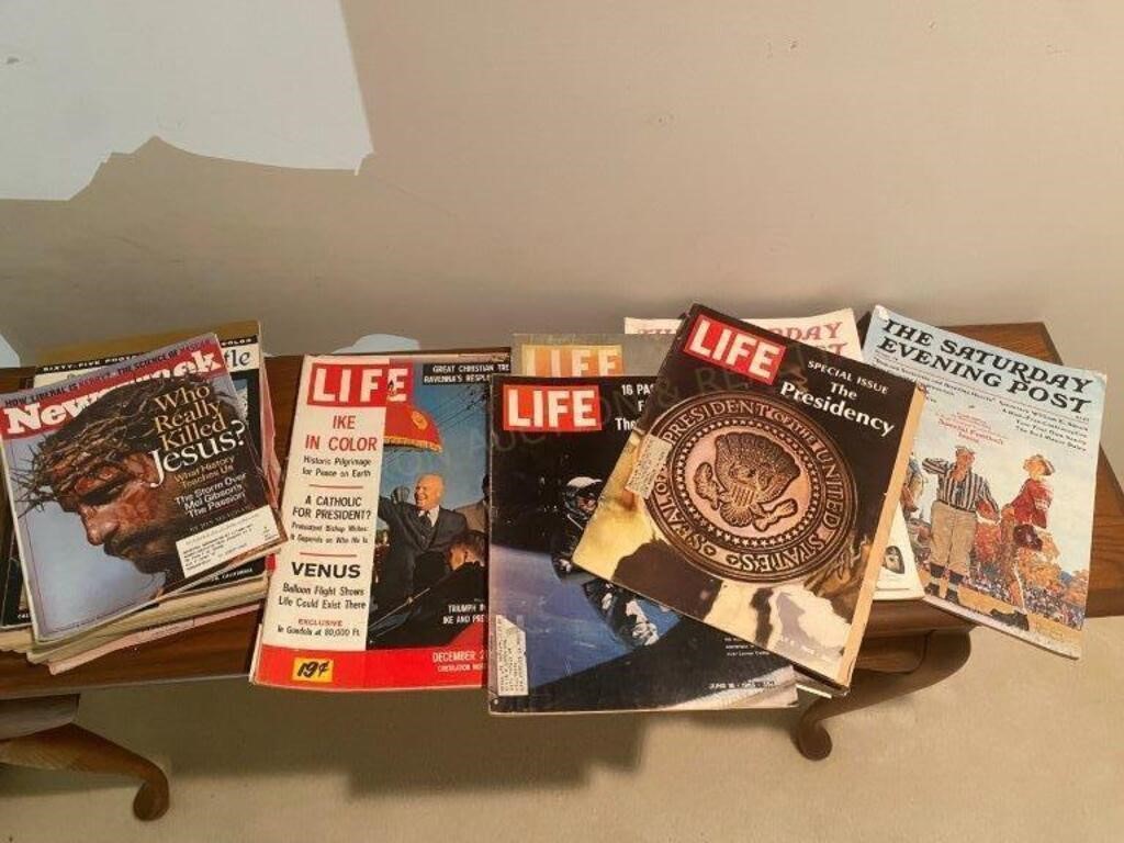 Life, Newsweek & Saturday Evening Post Magazines