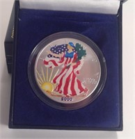 2000 American Eagle Silver Dollar - Full Color