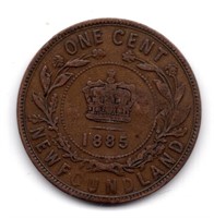 1885 Newfoundland Large Cent