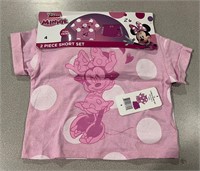 Minnie Mouse 4 Girl's 2pc Short Set