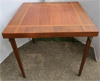 Vintage Wooden Card Table-30" x 30" (good