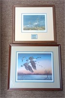 1990 DU Signed Print & Snow Geese Print