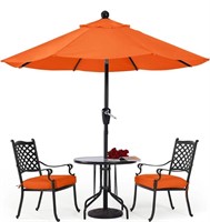 Durable Patio Umbrellas 9' Orange by ABCCANOPY