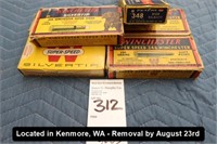LOT, APPROX (109) ROUNDS .348 WIN AMMO