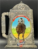 SECRETARIAT KENTUCKY DERBY STERLING BEER DISPLAY