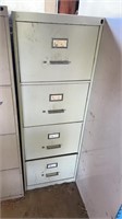 4 Drawer File Cabinet w/ Contents