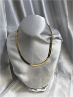 18" Herring Bone Chain 14k Yellow Gold