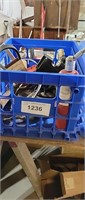 Crate of Misc. Tools - Torch, Glue Gun etc.