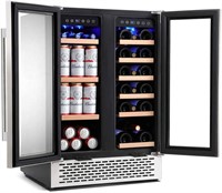 Colzer 24 Inch Wine Beverage Refrigerator