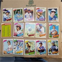 15-1980's O Pee Chee Baseball cards
