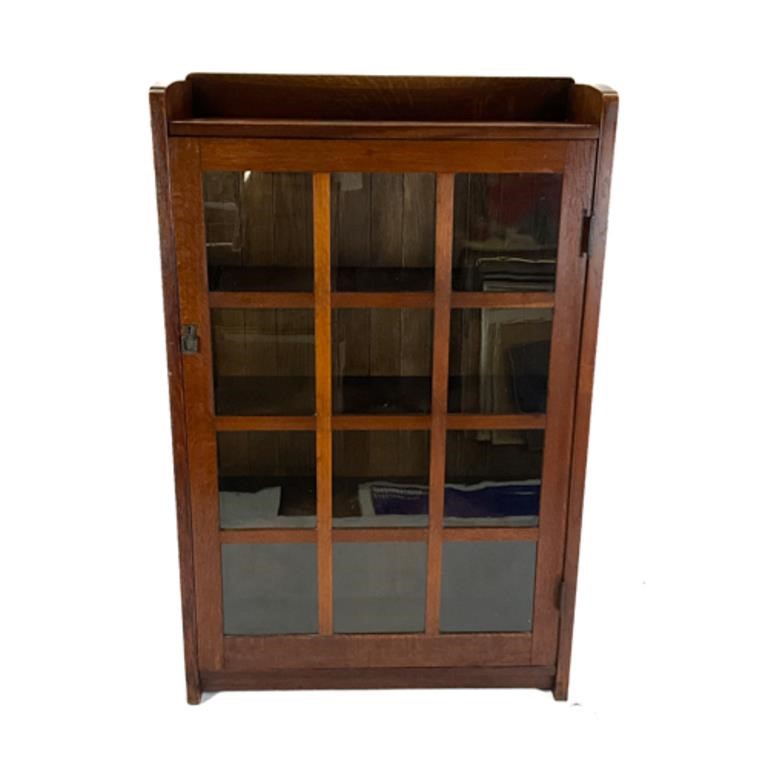 MISSION STYLE CURIO CABINET