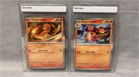 Charizard's Evolution FOILS Charmander, Charmeleon