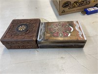 Wood Trinket Boxes