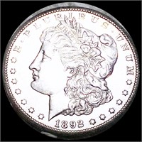 1892-CC Morgan Silver Dollar UNCIRCULATED