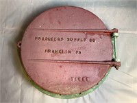 Cast Iron Tank Lid by Producers Supply Co
