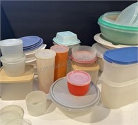 TUPPERWARE LARGE COLLECTION OF TUPPERWARE
