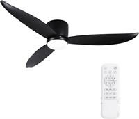 Revoici 52 Inch Modern Ceiling Fan With Lights, 3