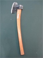 LARGE BROAD HEAD ANTIQUE AX 38 INCHES LONG