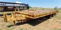 1981 WISCONSIN TRAILER, 25'X8', TILT,