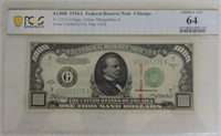 RARE 1934A $1000 FRN Chicago, PCGS