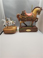 Carousel Horse Music Boxes