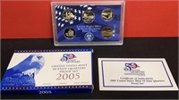 2005 US Mint 50 States Quarters Proof Set