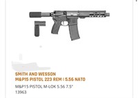 Smith and Wesson M&P15 Pistol M-Lok MSRP $916.00