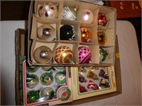 3 small Boxes of Vintage Xmas Ornaments