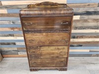 ART DECO WATERFALL CHEST OF DRAWERS