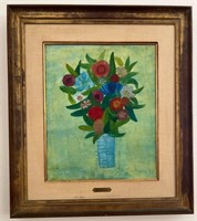 320 - HENRI MAIK (1922- ) FRAMED ART 27X24"