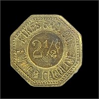 2½ ¢ Fikes Gro. Co. Ewings & Caroline Token