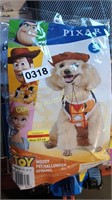 TOY STORY WOODY PET HALLOWEEN APPAREL SMALL