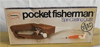 Pocket fisherman spin caster