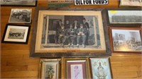 ANTIQUE PICTURES IN FRAMES