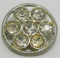 Vintage T & G Rhinestone Brooch