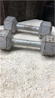 (2) 10 Pound Metal Weights