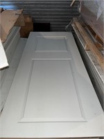 White Solid Wood Slab Doors 36”x80”