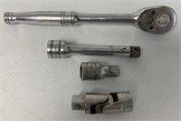 4 Snap-on Ratchet,Extension,Universal,1/2 "