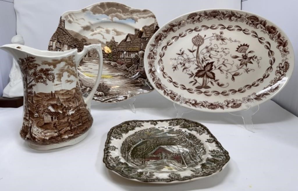 Four Pieces of Olde English China