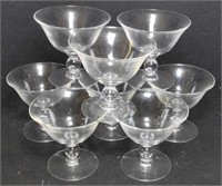 Set of 8 Candlewick glasses