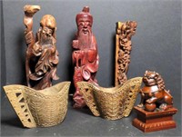 Flat of Asian themed carvings