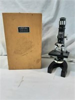 Vintage Empire Zoom 900X Illuminated Microscope