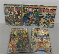 Five Marvel Iron Man comics