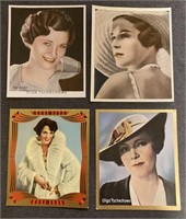 OLGA TSCHECHOWA: Antique Tobacco Cards (1932)