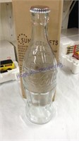 Coca Cola glass bottle, 20 inches tall