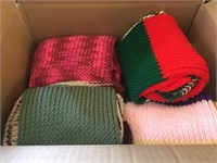 Scarf, Hat, Mitten Sets hand knitted
